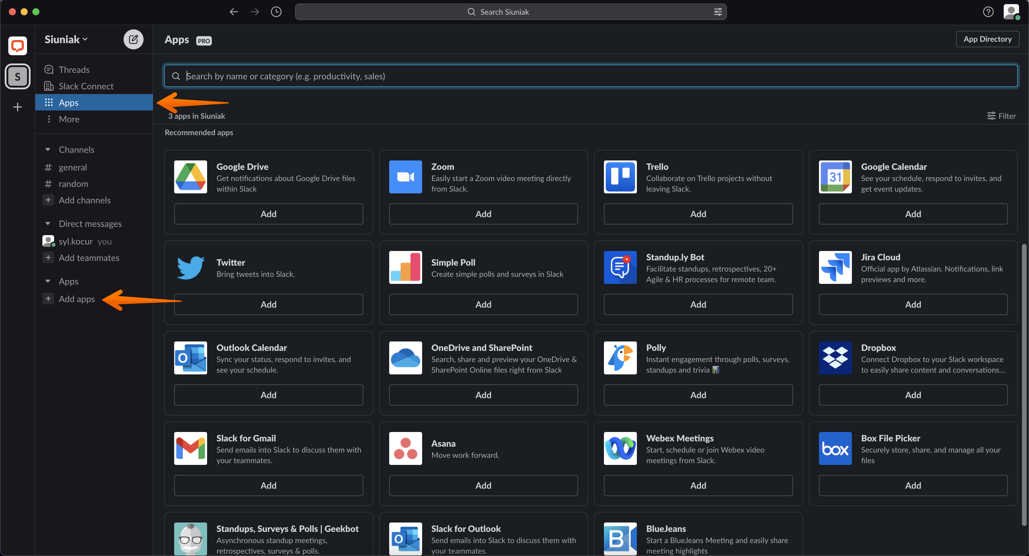 chatbot slack apps