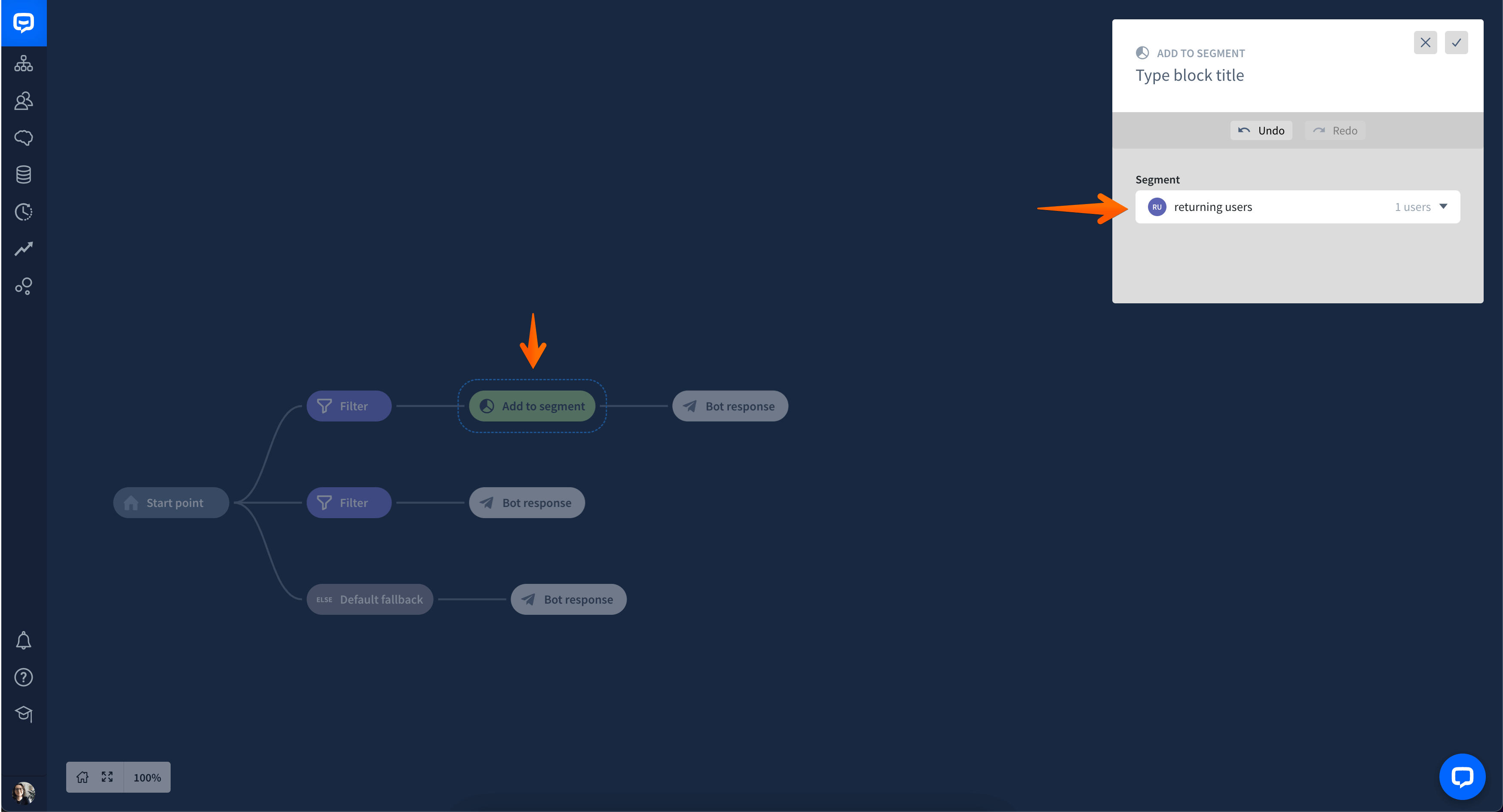 chatbot filters