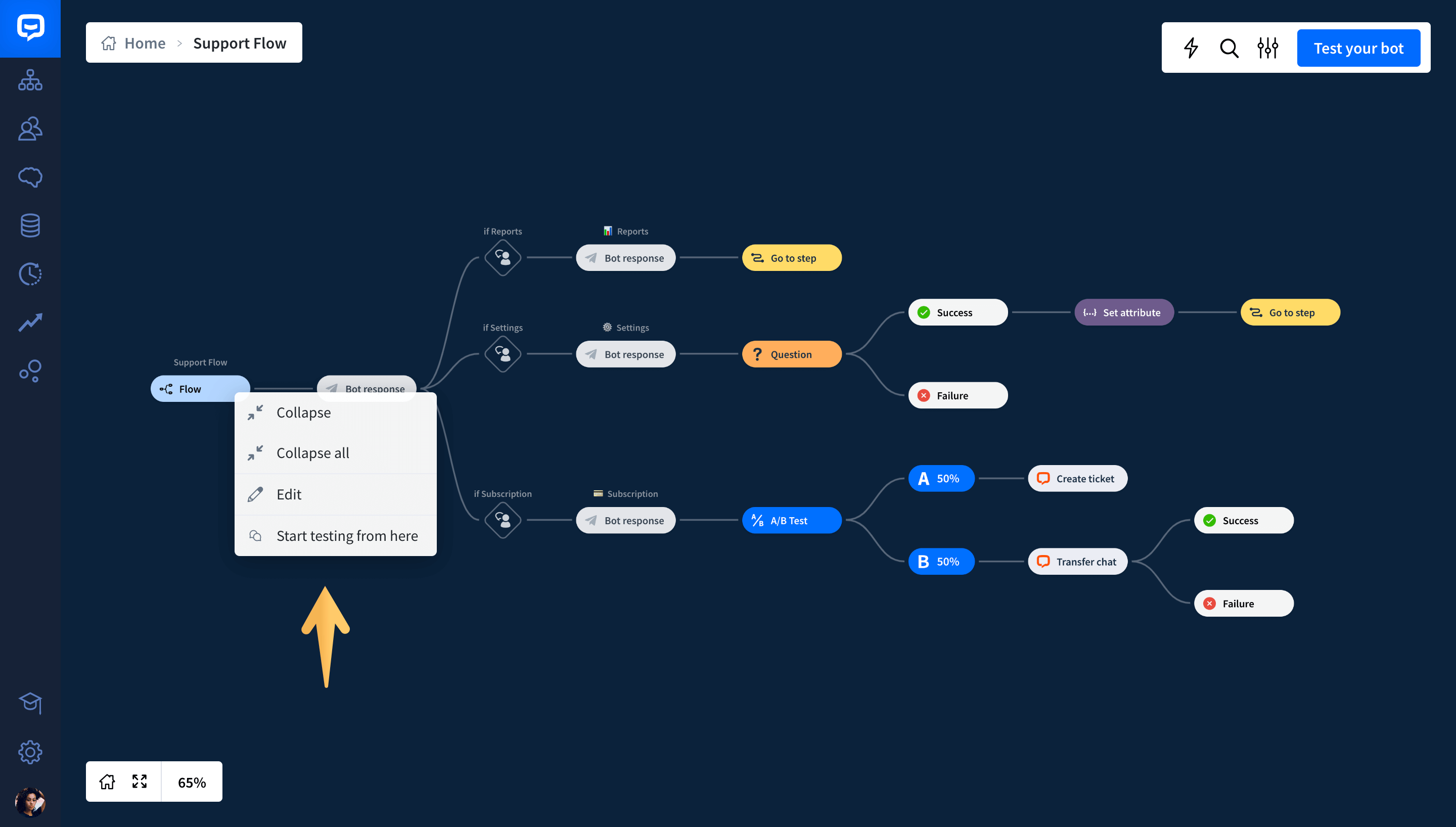 chatbot testing tool